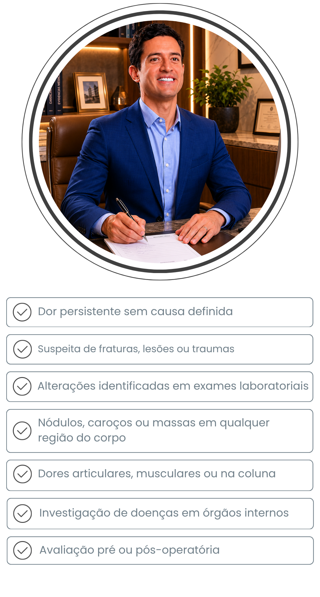 Sinais para procurar um médico radiologista em mobile